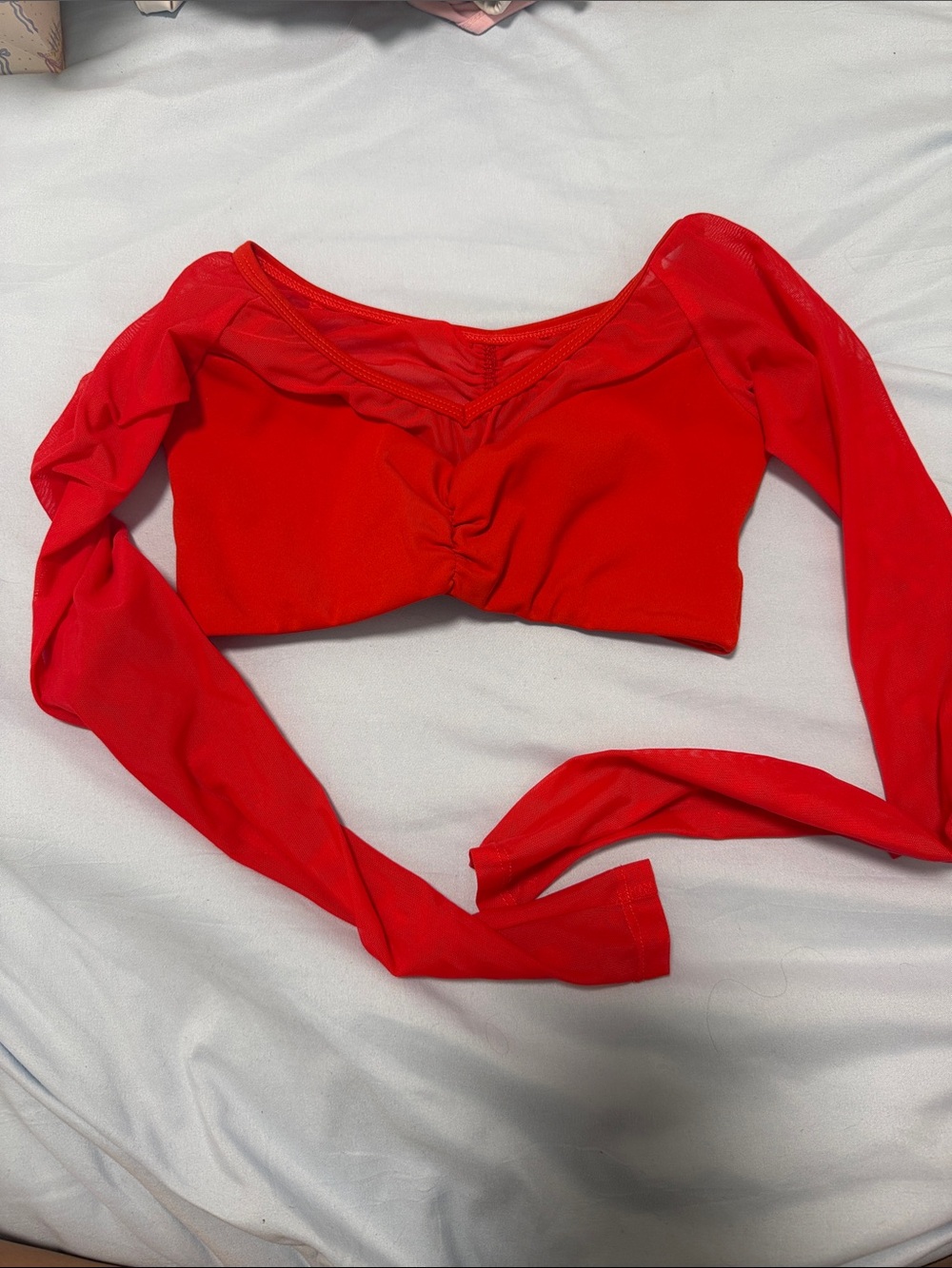 Five - Red Long-Sleeve Top